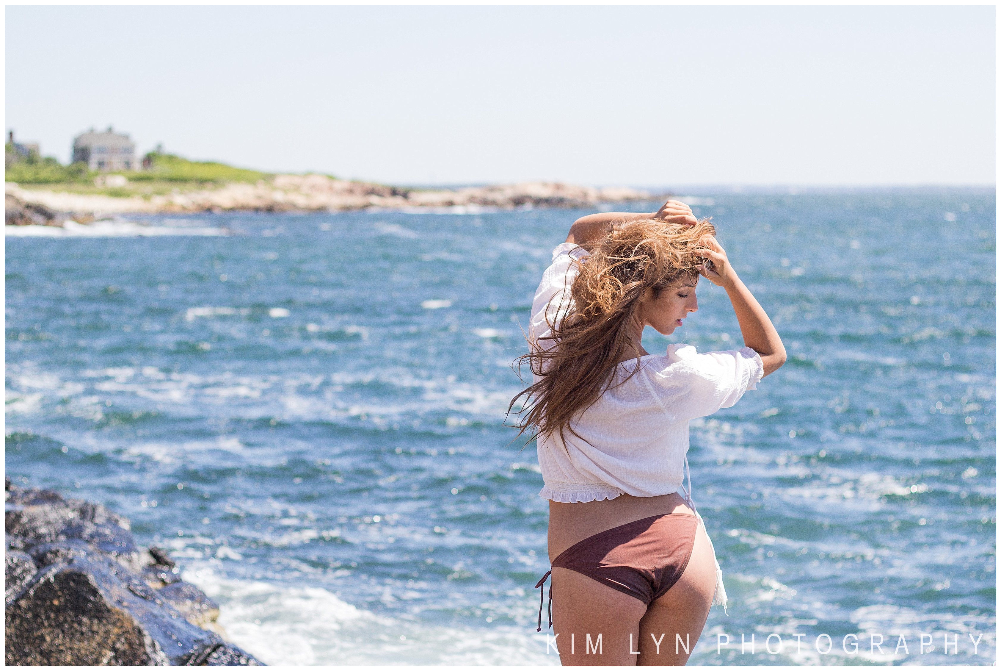 Rhode Island Photographer, New England Photographer, Boston Photographer, Model Session, Beach, Narragansett, Black Point, Hazard Rocks, Cliff walk, Ocean, Beach shoot